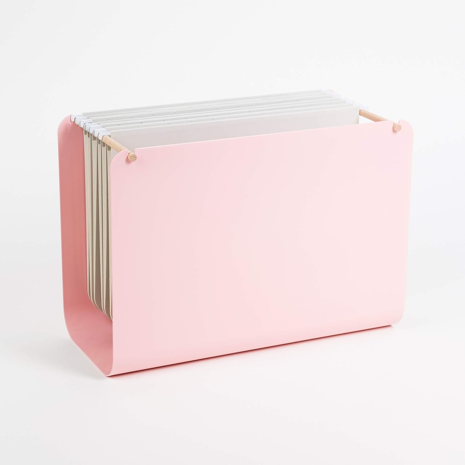 image:imageU Brands Arc Desktop File Organizer Metal Pink 3550A0204Pink