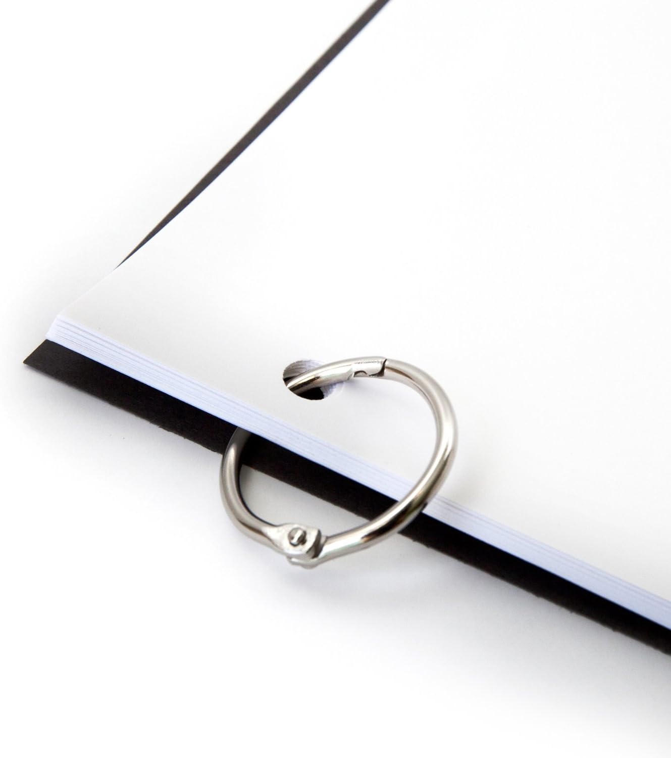 image:imageU Brands Book Rings Set Office Supplies Binder Accessories Silver 3 12 Count100 Count