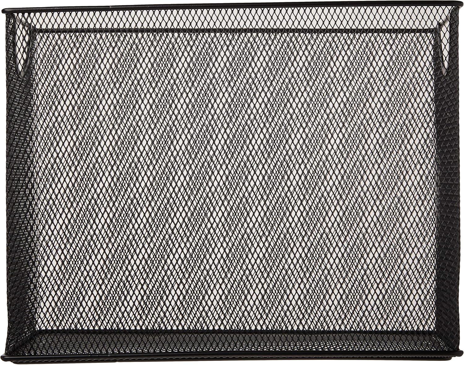 image:imageU Brands Desktop Hanging File Organizer Black Mesh Metal 55 D x 953 W x 124 H Letter Size Steel Wire Document amp Folder Organizer for Office Desk Home ClassroomLetter