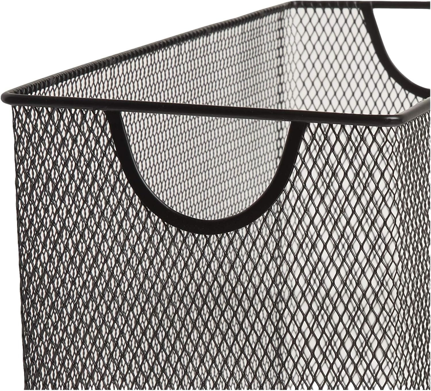 image:imageU Brands Desktop Hanging File Organizer Black Mesh Metal 55 D x 953 W x 124 H Letter Size Steel Wire Document amp Folder Organizer for Office Desk Home ClassroomLetter