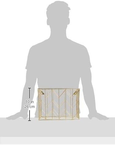 image:imageU Brands Desktop Hanging File Organizer Gold Wire Metal Letter Size File Holder Steel Wire Document amp Folder Organizer for Office Desk Home ClassroomLetter