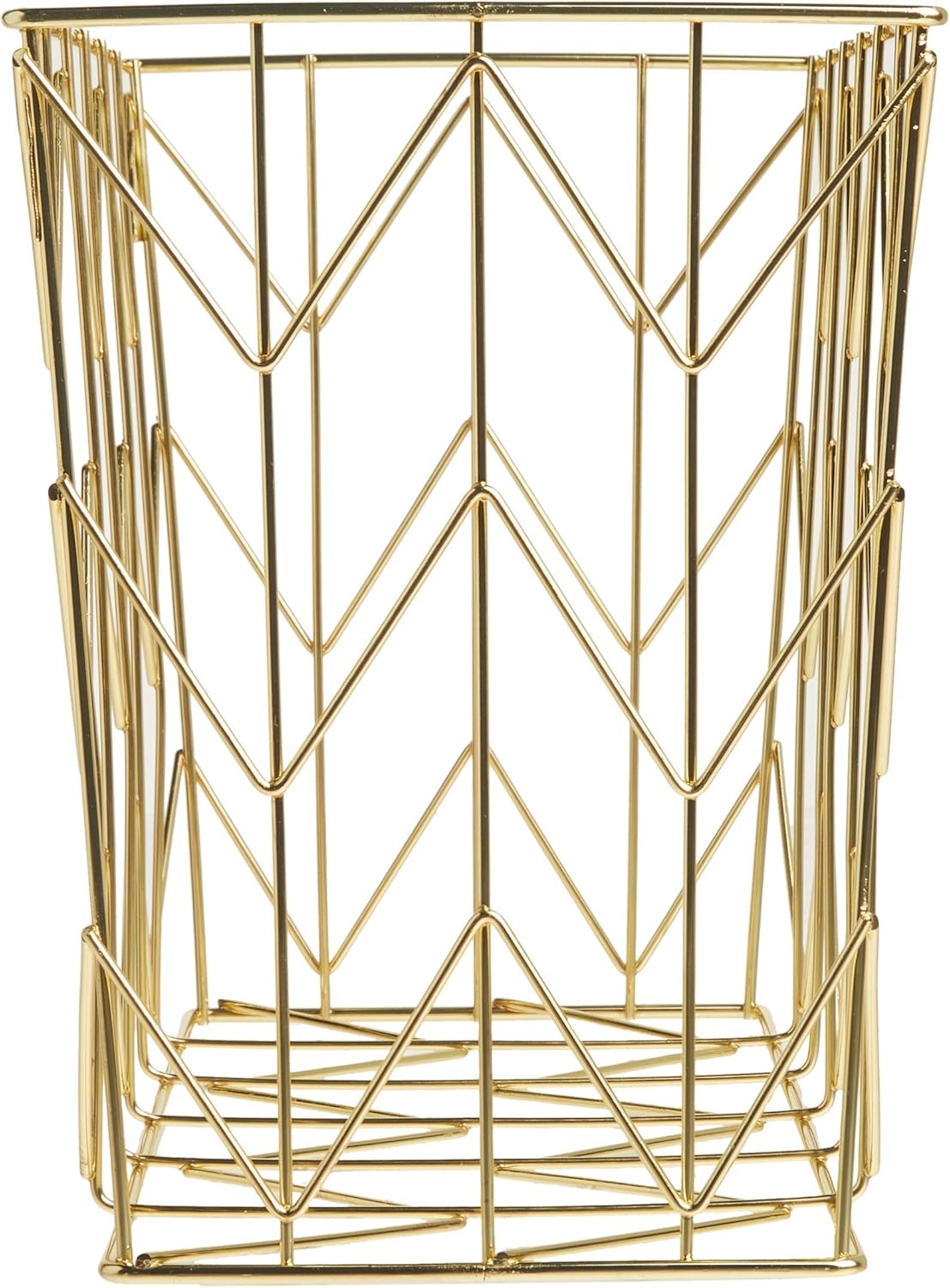 image:imageU Brands Desktop Hanging File Organizer Gold Wire Metal Letter Size File Holder Steel Wire Document amp Folder Organizer for Office Desk Home ClassroomLetter