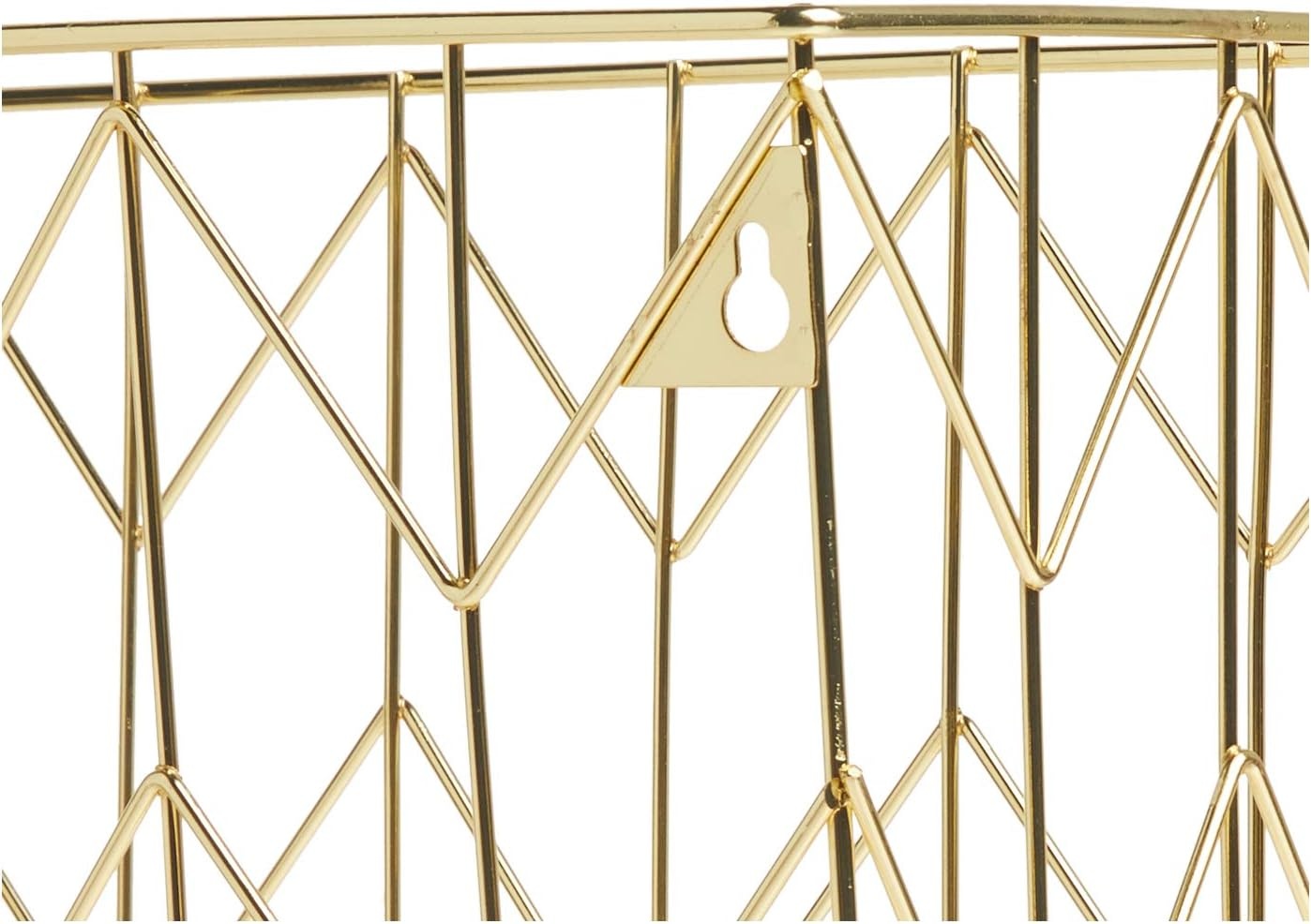 image:imageU Brands Desktop Hanging File Organizer Gold Wire Metal Letter Size File Holder Steel Wire Document amp Folder Organizer for Office Desk Home ClassroomLetter