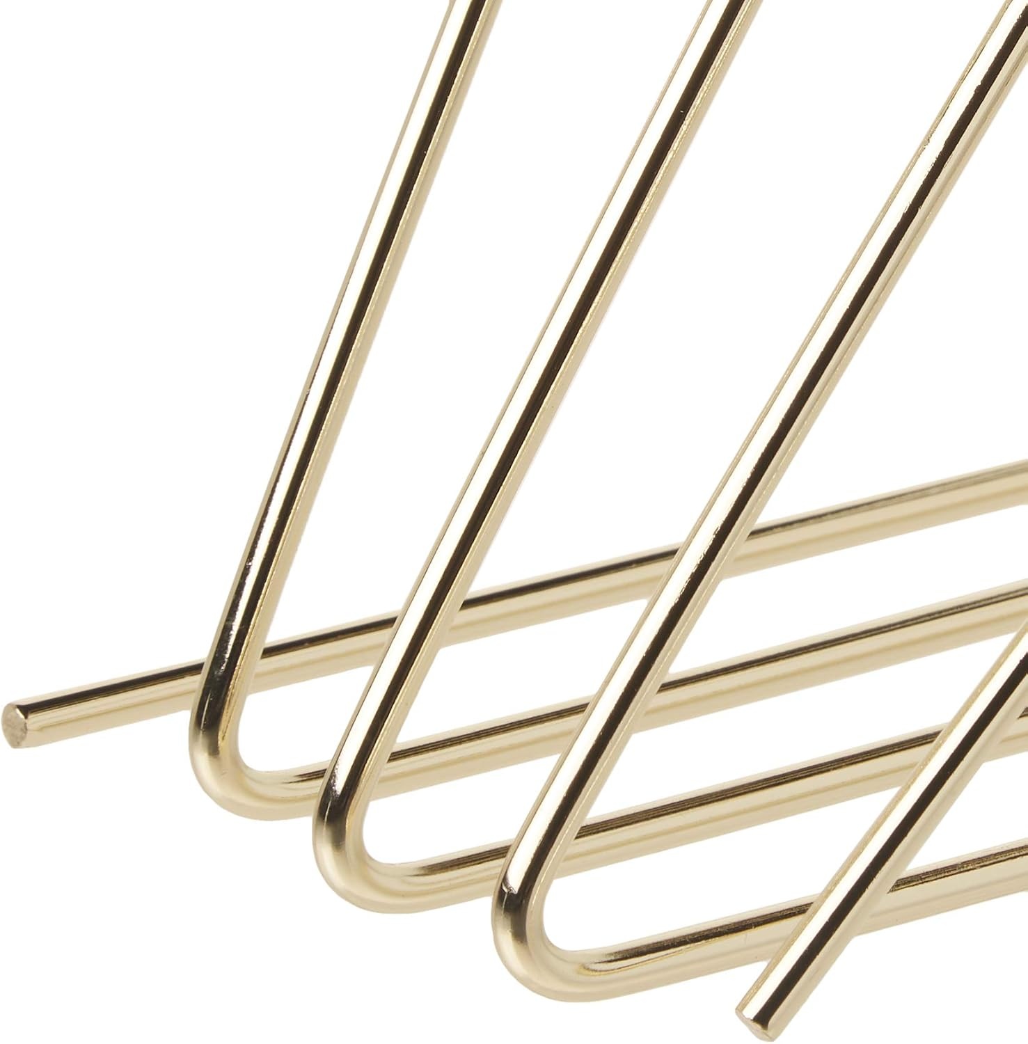 image:imageU Brands Desktop Letter Sorter Wire Metal GoldGold