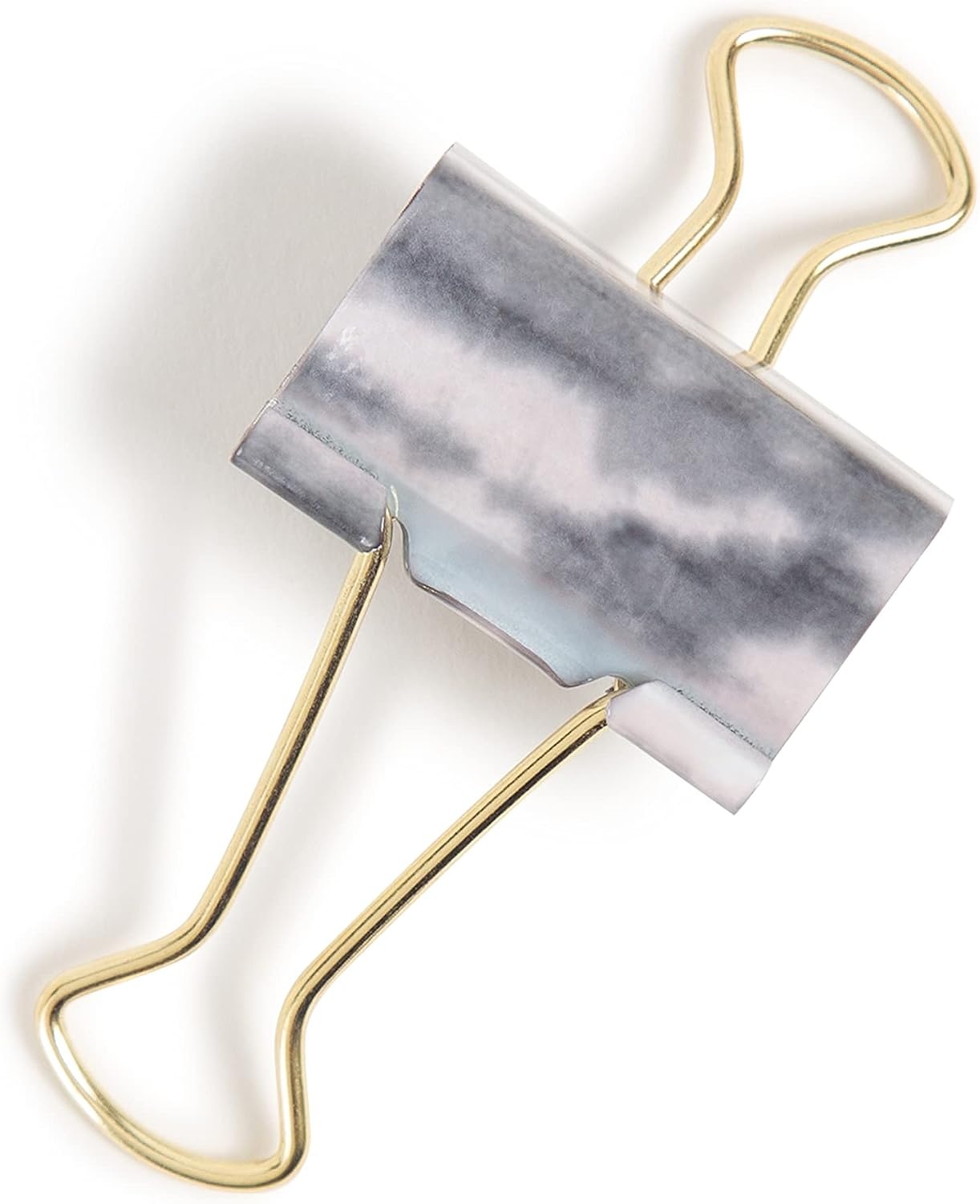 image:imageU Brands Fashion Binder Clips Soft Dye with Gold Prongs Office Organization Supplies 32mm 36 Count