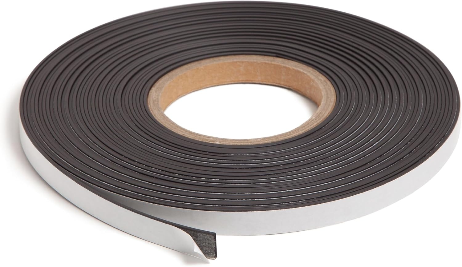 image:imageU Brands Magnetic Adhesive Tape Roll 05 x 50 Black Strong Flexible Magnet with PeelandStick Backing for Crafts DIY Projects Refrigerator Whiteboard Classroom Office Use