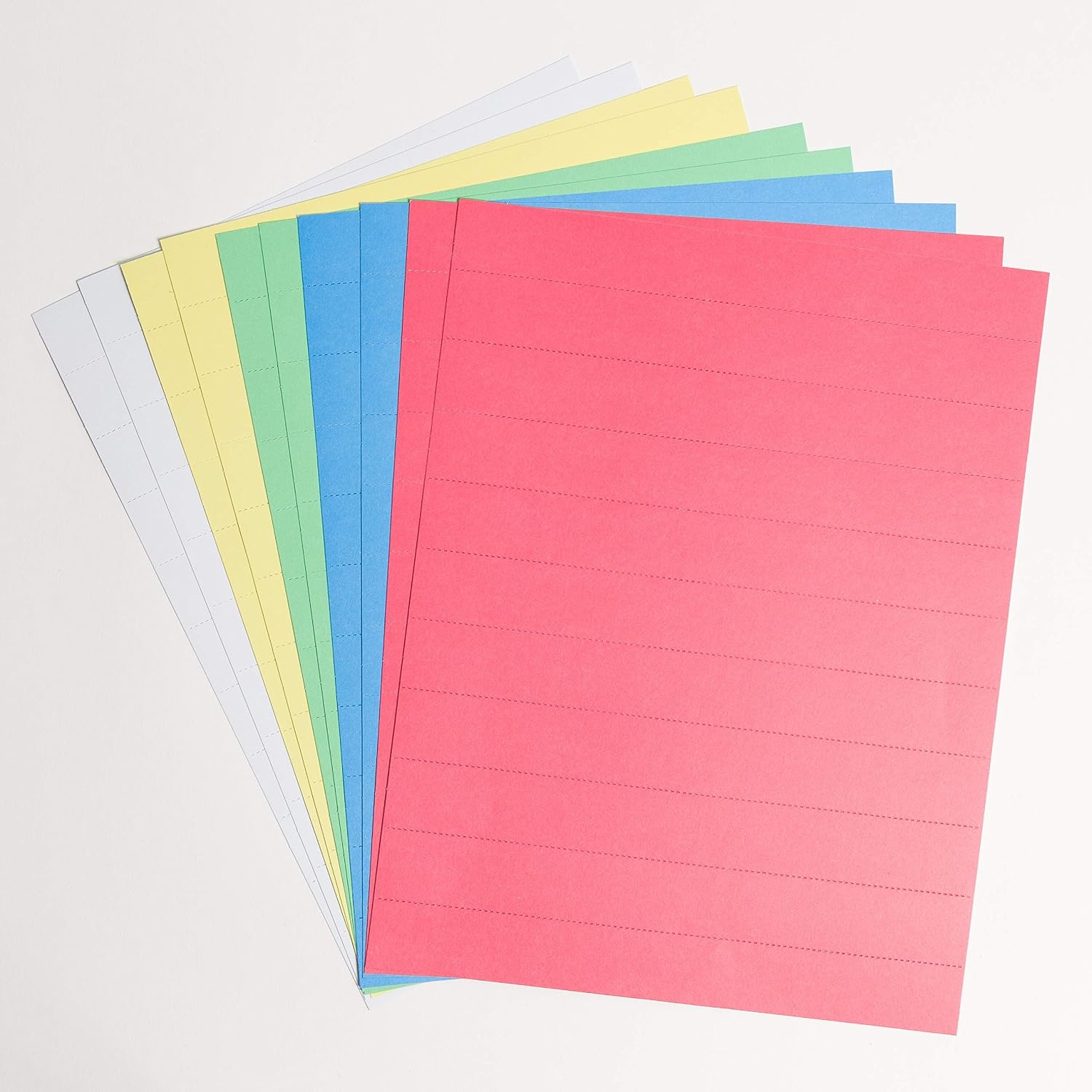 image:imageU Brands Magnetic Card Holder Paper Insert Refill Data Cards 2 X 1 Assorted 10 PackAssorted
