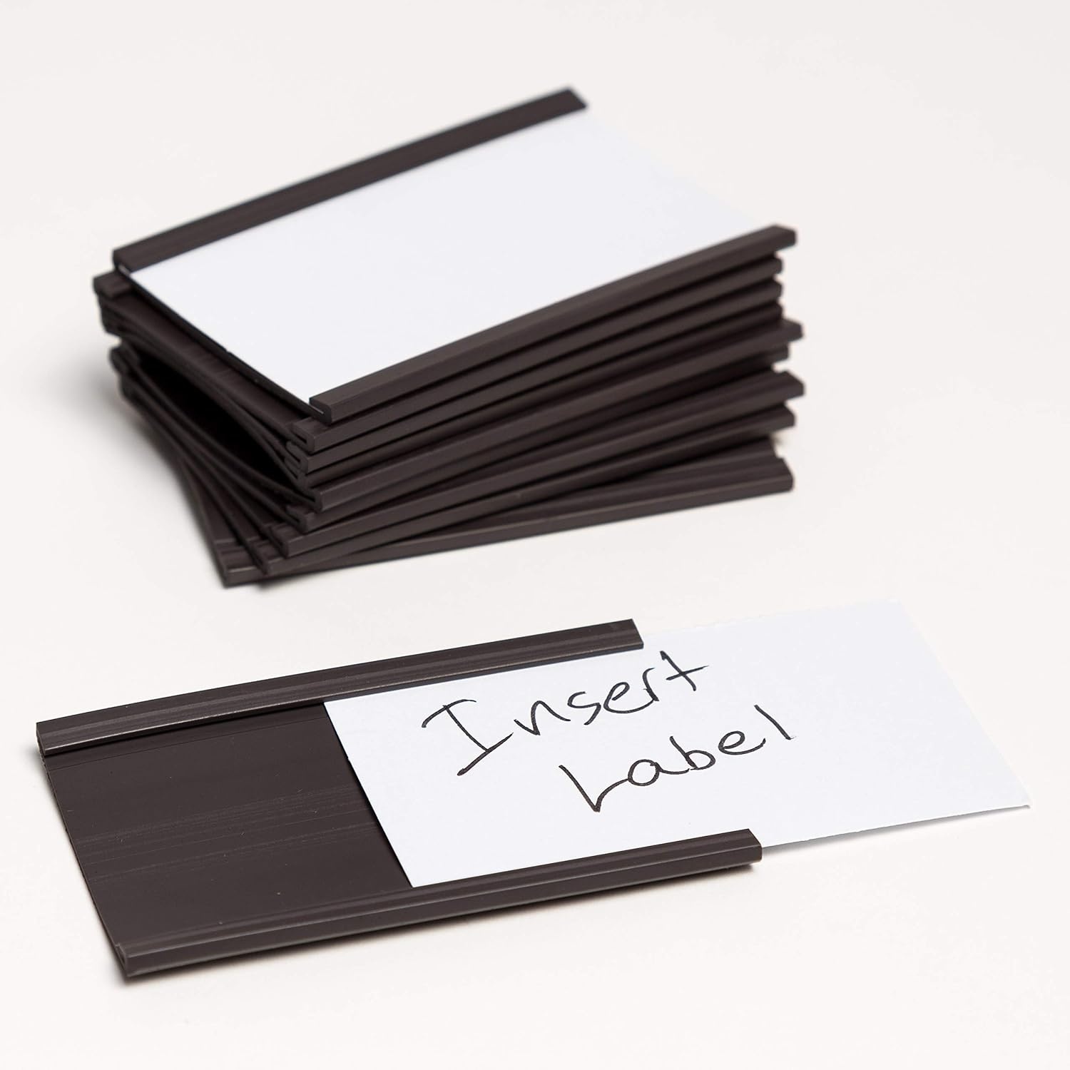 image:imageU Brands Magnetic Card Holder Paper Insert Refill Data Cards 2 X 1 Assorted 10 PackAssorted