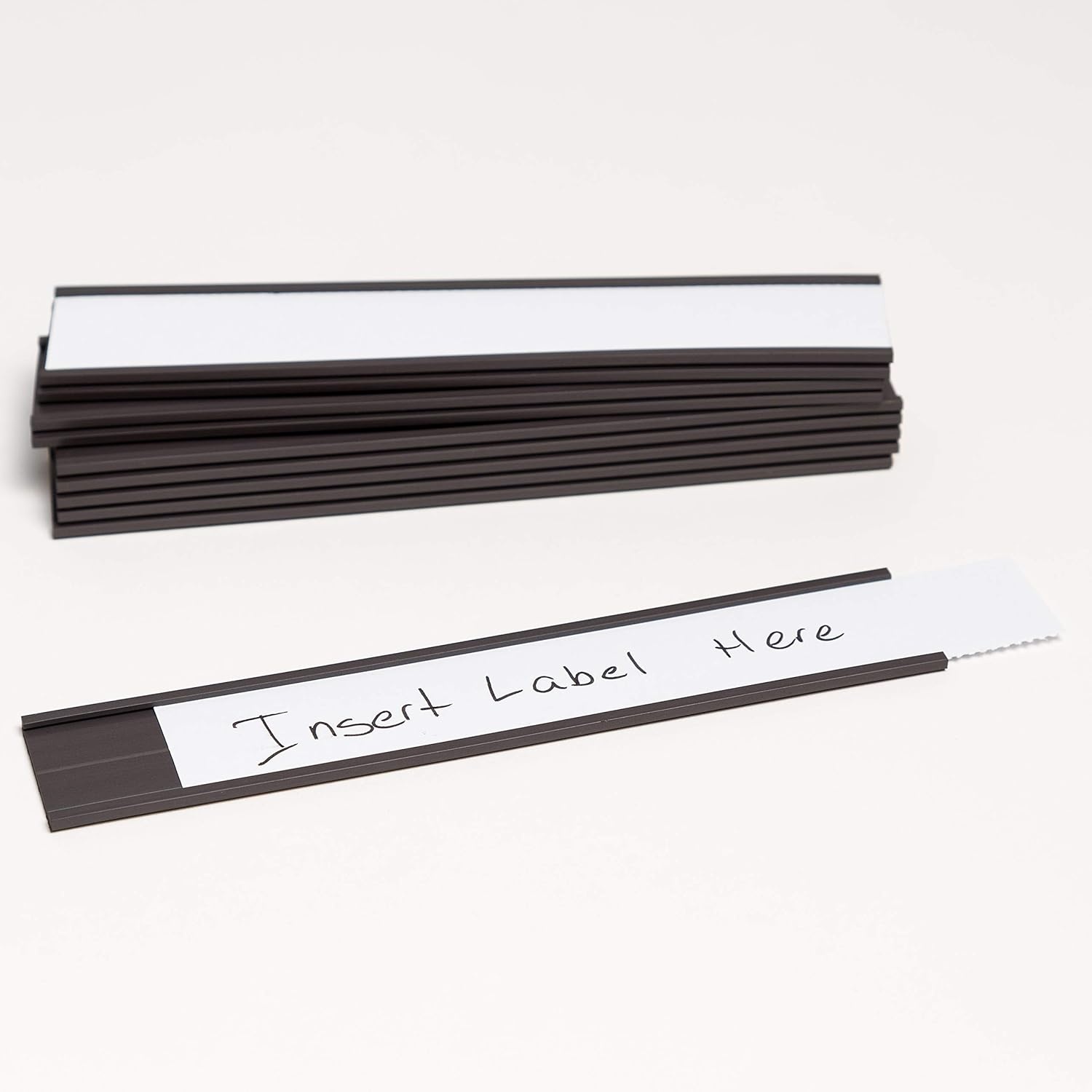 image:imageU Brands Magnetic Card Holder Paper Insert Refill Data Cards 2 X 1 Assorted 10 PackAssorted