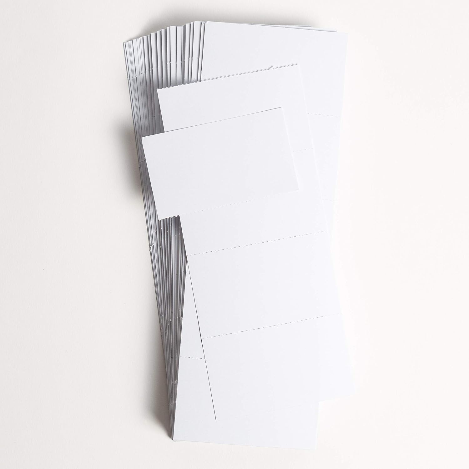 image:imageU Brands Magnetic Card Holder Paper Insert Refill Data Cards 2 X 1 Assorted 10 PackWhite