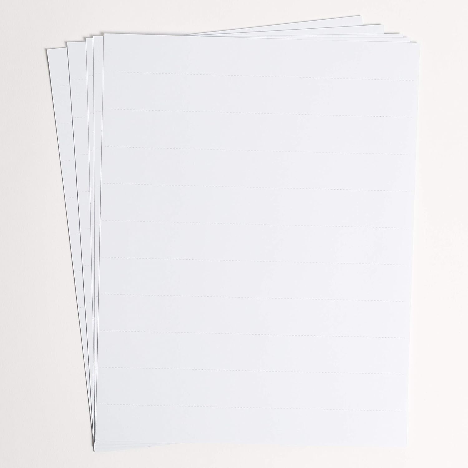 image:imageU Brands Magnetic Card Holder Paper Insert Refill Data Cards 2 X 1 Assorted 10 PackWhite