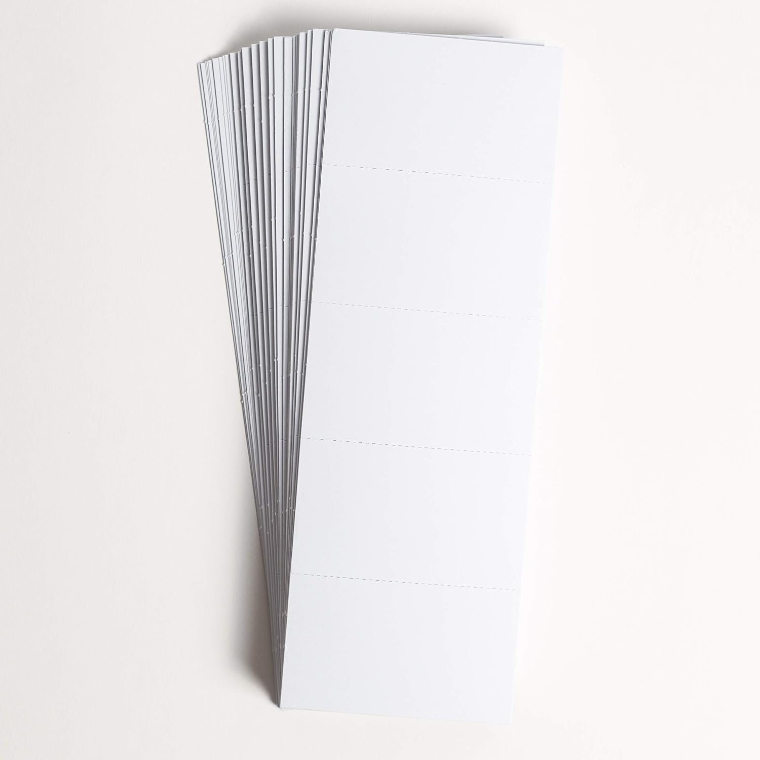 image:imageU Brands Magnetic Card Holder Paper Insert Refill Data Cards 2 X 1 Assorted 10 PackWhite