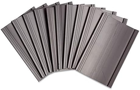 image:imageU Brands Magnetic Label Holders 3 x 175 Black 10 Pack Reusable Magnetic Card Holders for Shelving Warehouse Racks File Cabinets and Metal Surfaces