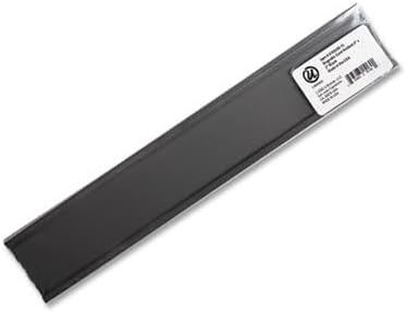 image:imageU Brands Magnetic Label Holders 6 x 2 Black 10Pack Reusable Magnetic Card Holders for Shelving Warehouse Racks File Cabinets and Metal Surfaces6 X 2