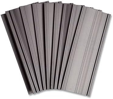 image:imageU Brands Magnetic Label Holders 6 x 2 Black 10Pack Reusable Magnetic Card Holders for Shelving Warehouse Racks File Cabinets and Metal Surfaces6 X 2
