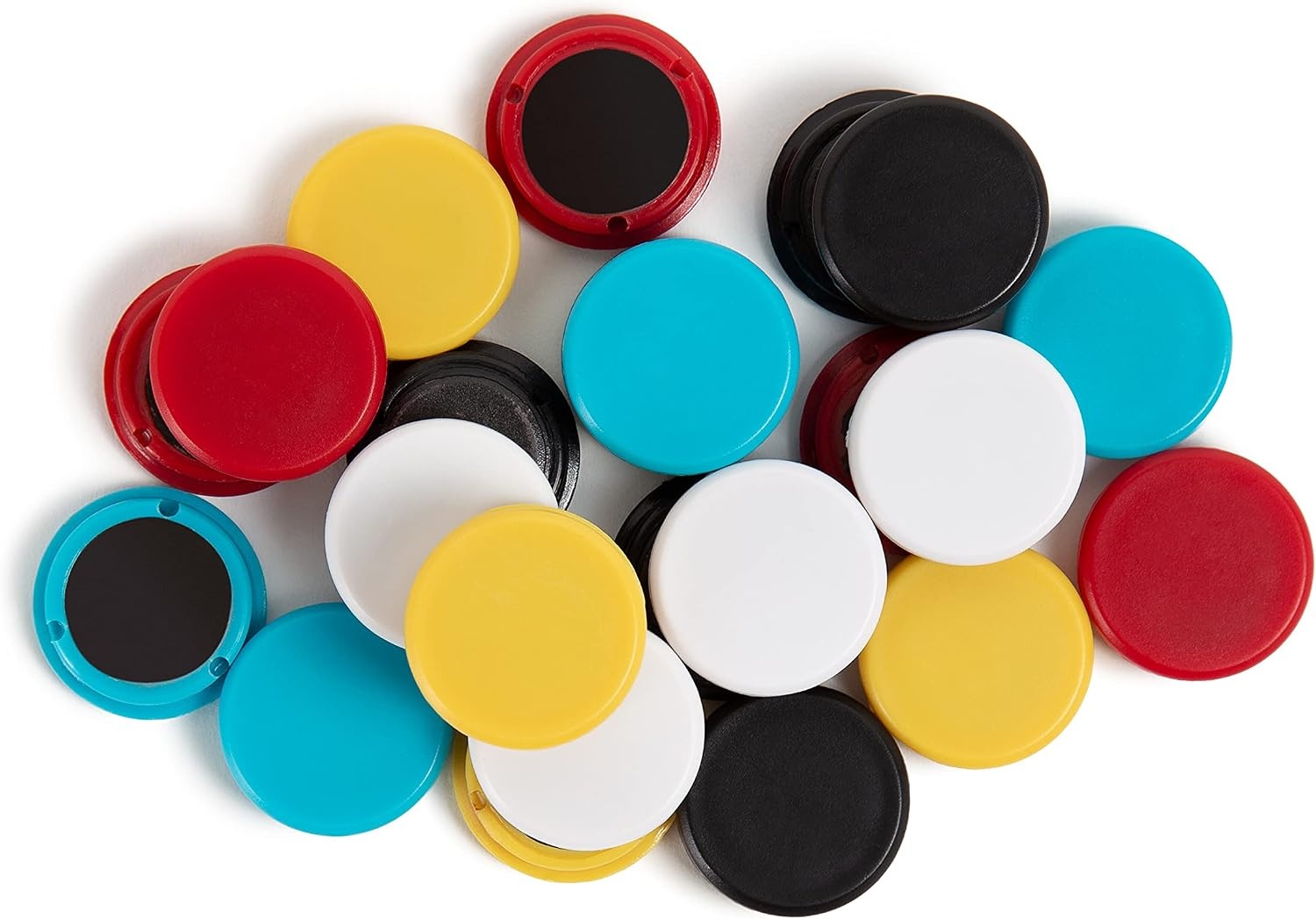 image:imageU Brands Neodymium Cube Magnets Office Supplies Assorted Colors 05 24 CountCircle