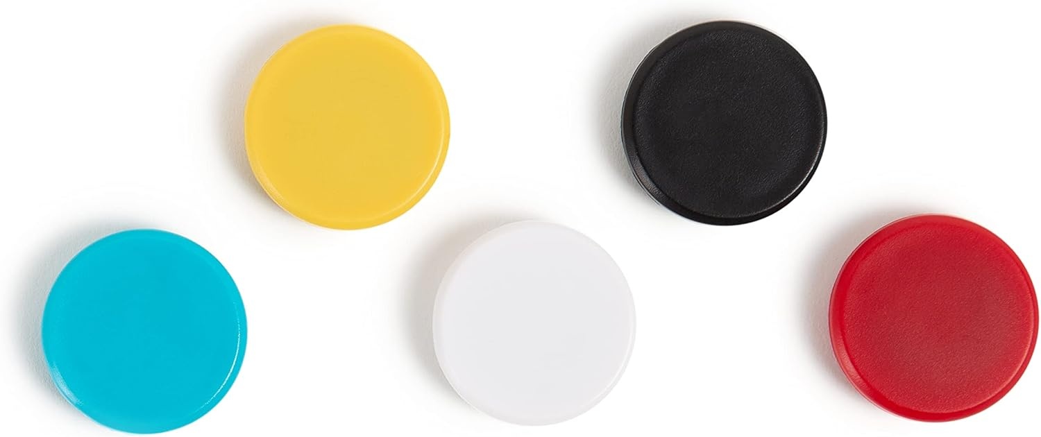 image:imageU Brands Neodymium Cube Magnets Office Supplies Assorted Colors 05 24 CountCircle