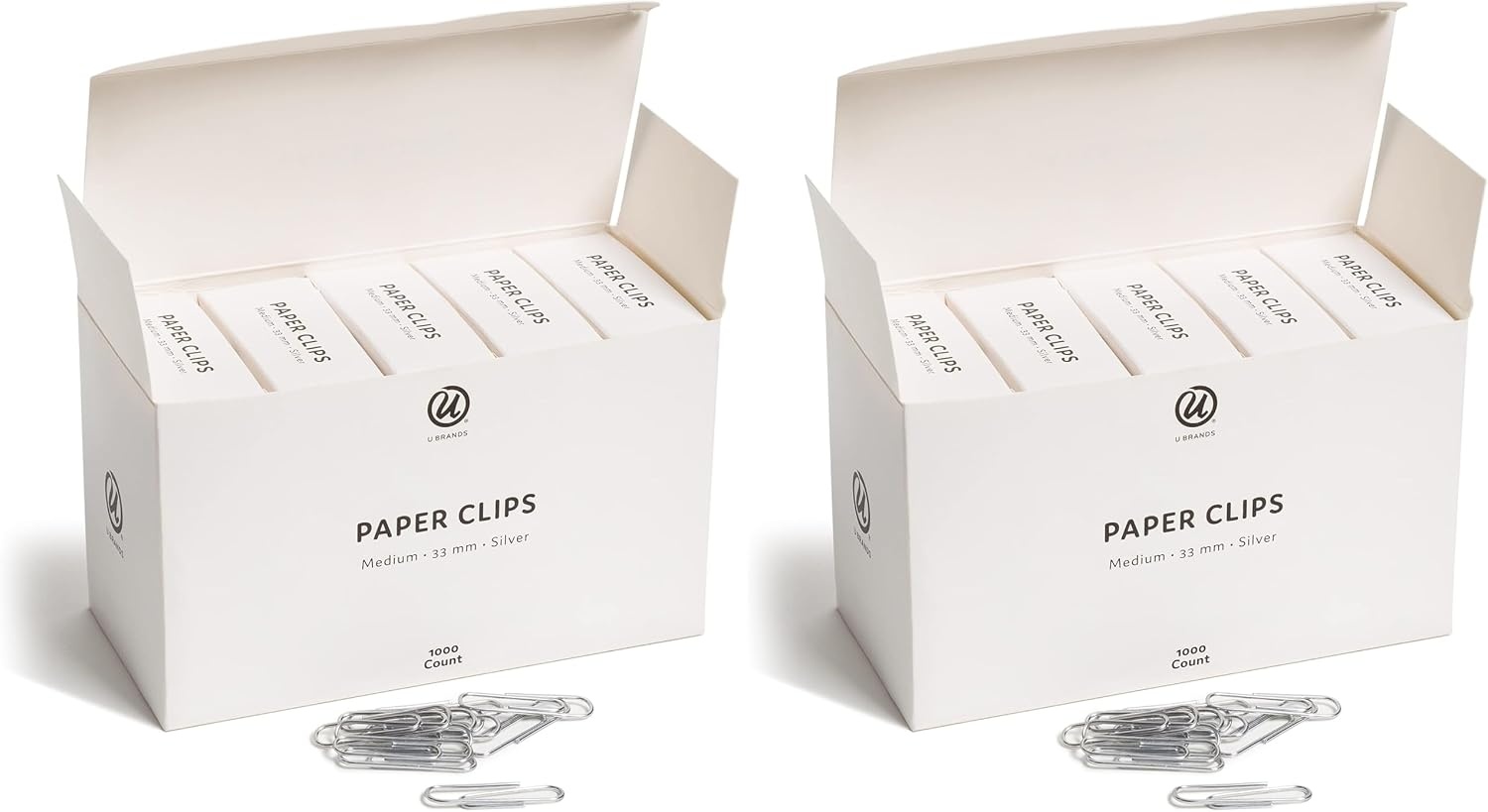 image:imageU Brands Paper Clips Medium Gold 1000 CountSilver