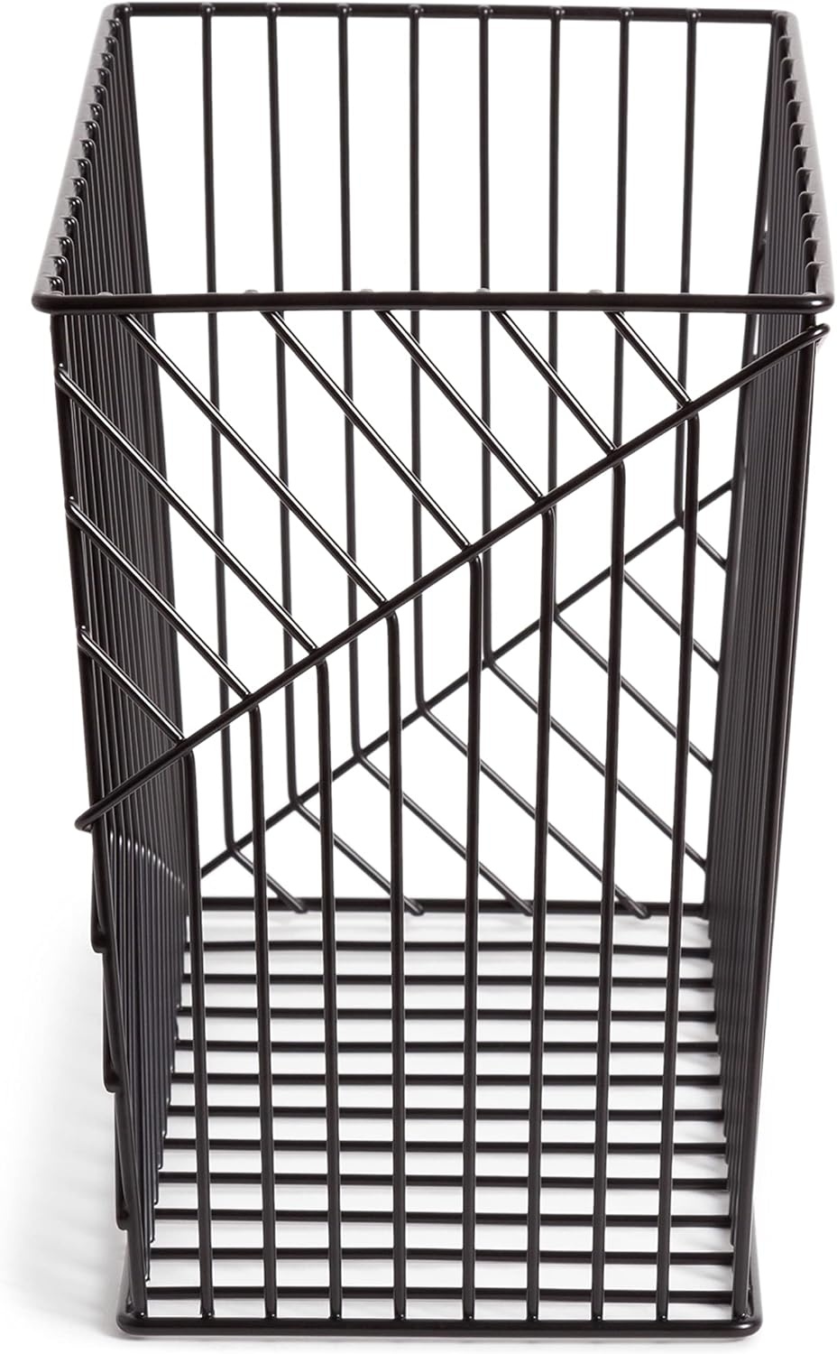 image:imageU Brands Vena Wire File Basket Office Supplies Metal Black 1 CountBlack