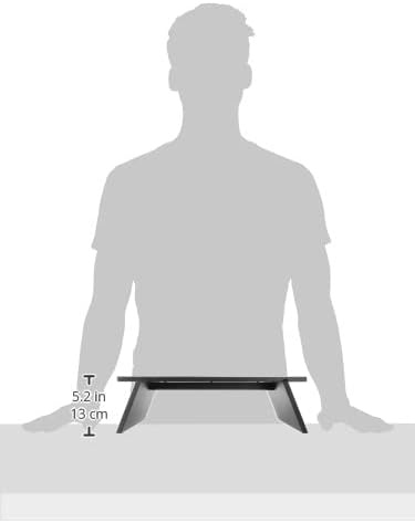image:imageU Brands Zen Monitor Stand Desktop Accessories Black 1693 L x 1102 H x 13 W