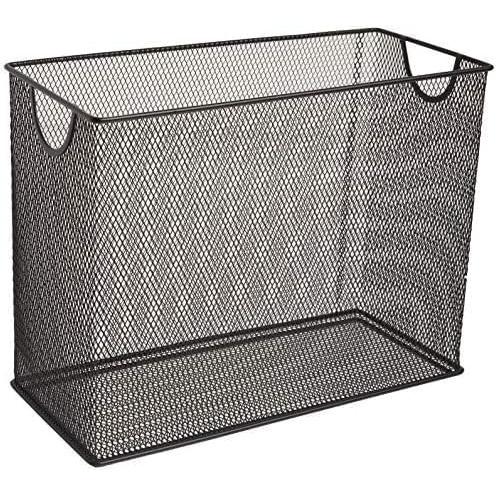 image:imageU Brands Desktop Hanging File Organizer Black Mesh Metal 55 D x 953 W x 124 H Letter Size Steel Wire Document amp Folder Organizer for Office Desk Home Classroom124 x 953 x 55 inches Pack of 6