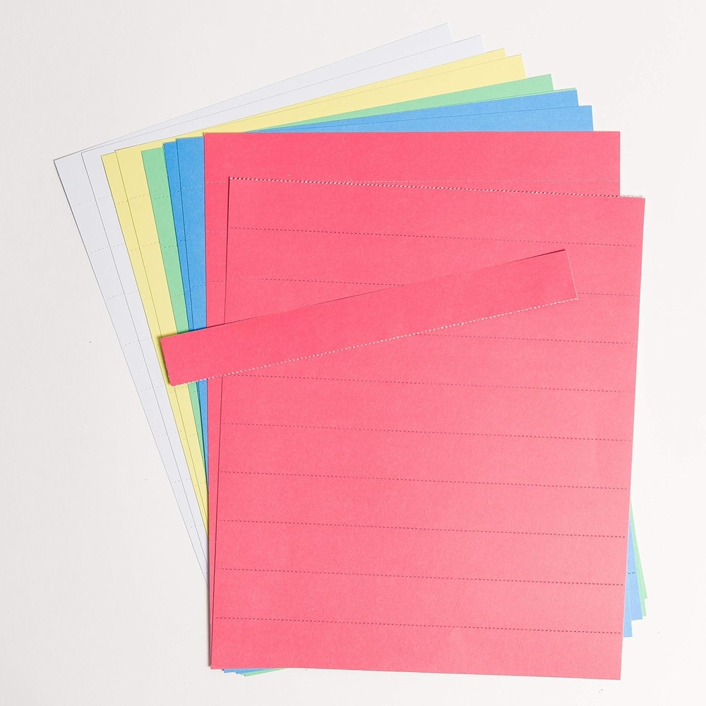 image:imageU Brands Magnetic Card Holder Paper Insert Refill Data Cards 2 X 1 Assorted 10 PackAssorted