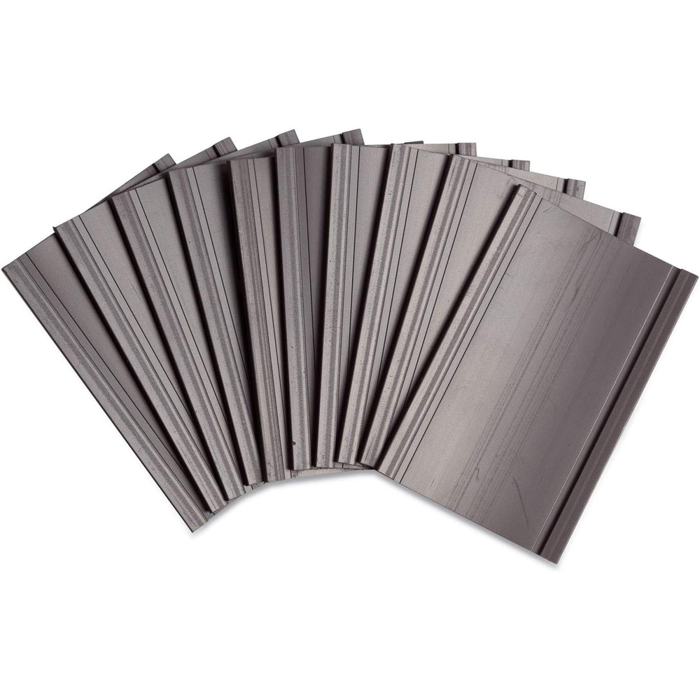 image:imageU Brands Magnetic Label Holders 3 x 175 Black 10 Pack Reusable Magnetic Card Holders for Shelving Warehouse Racks File Cabinets and Metal Surfaces