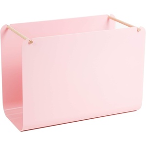U Brands, Arc Desktop File Organizer, Metal, Pink, 3550A02-04(Pink)