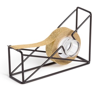 U Brands Desktop Tape Dispenser, Wire Metal, Rose Gold – 858U06-48(Black)