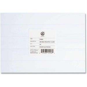 U Brands Dry-Erase Magnetic Tape Strips, 6″ x 0.875″, White, 25 Pack, Reusable Write-On Magnet Labels for Whiteboards, Lockers, Shelves, Classroom Organization, Office and Home