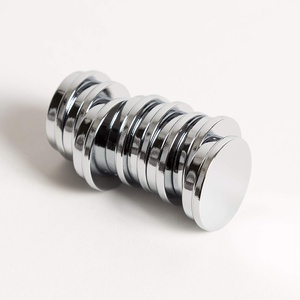 U Brands High Energy Circle Magnets, Silver, 10 Count(Silver)