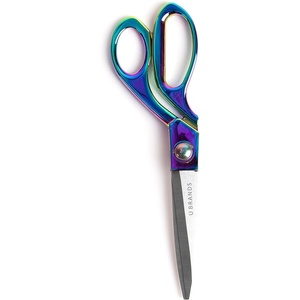 U Brands Iridescent Shear Scissors, Office Supplies, 8”, 1 Count(Iridescent)