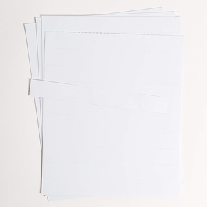U Brands Magnetic Card Holder Paper Insert Refill, Data Cards, 2″ X 1″, Assorted, 10 Pack(White)