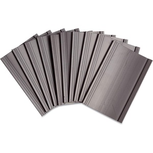 U Brands Magnetic Label Holders, 3″ x 1.75″, Black, 10 Pack, Reusable Magnetic Card Holders for Shelving, Warehouse Racks, File Cabinets, and Metal Surfaces