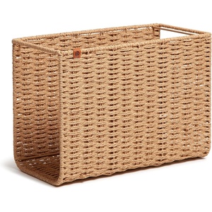 U Brands Woven Hanging File Basket, Office Organization Supplies, 1 Count
