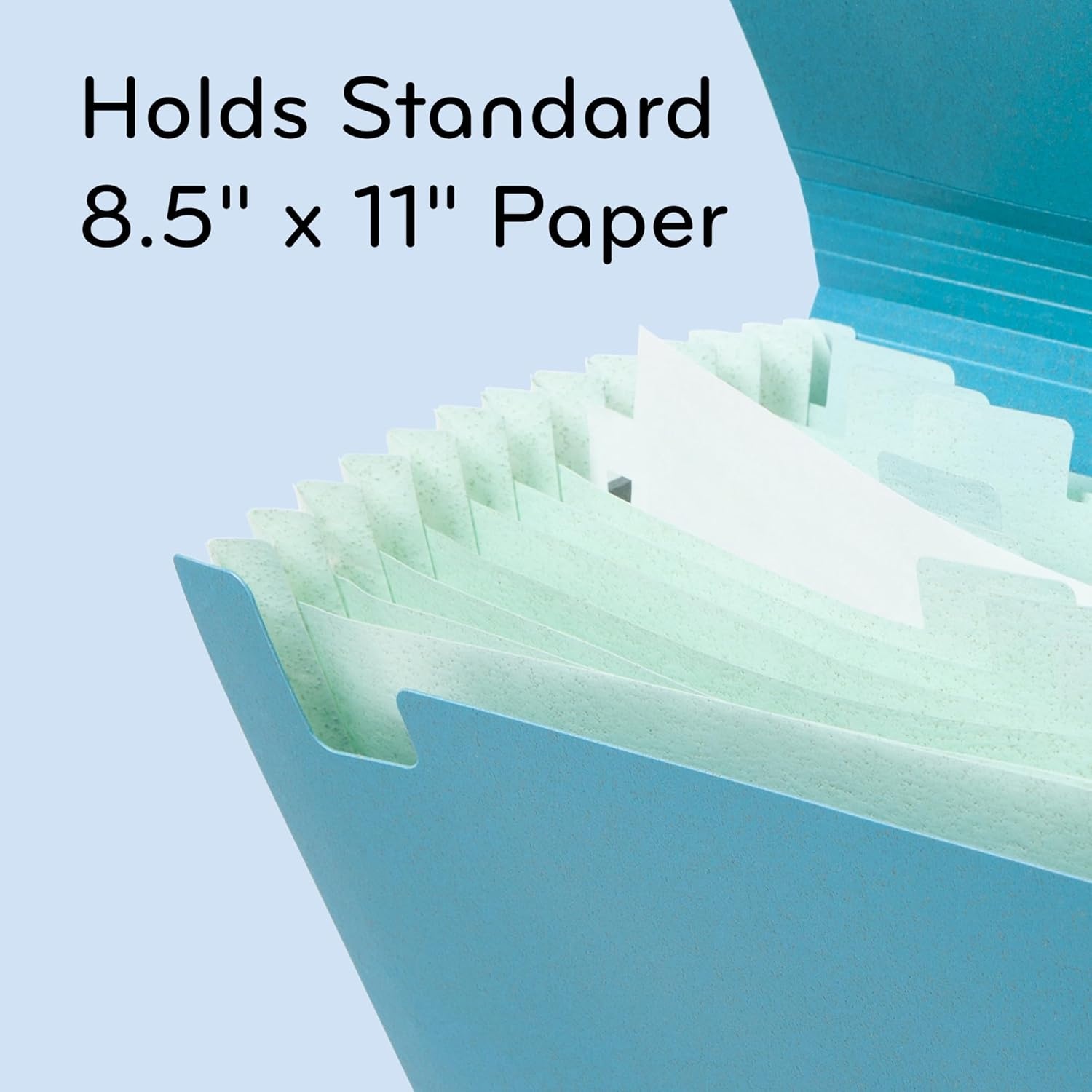 image:imageU Brands 13Pocket Accordion File Organizer Letter Size Expandable File Folder Folder UEcoUEco