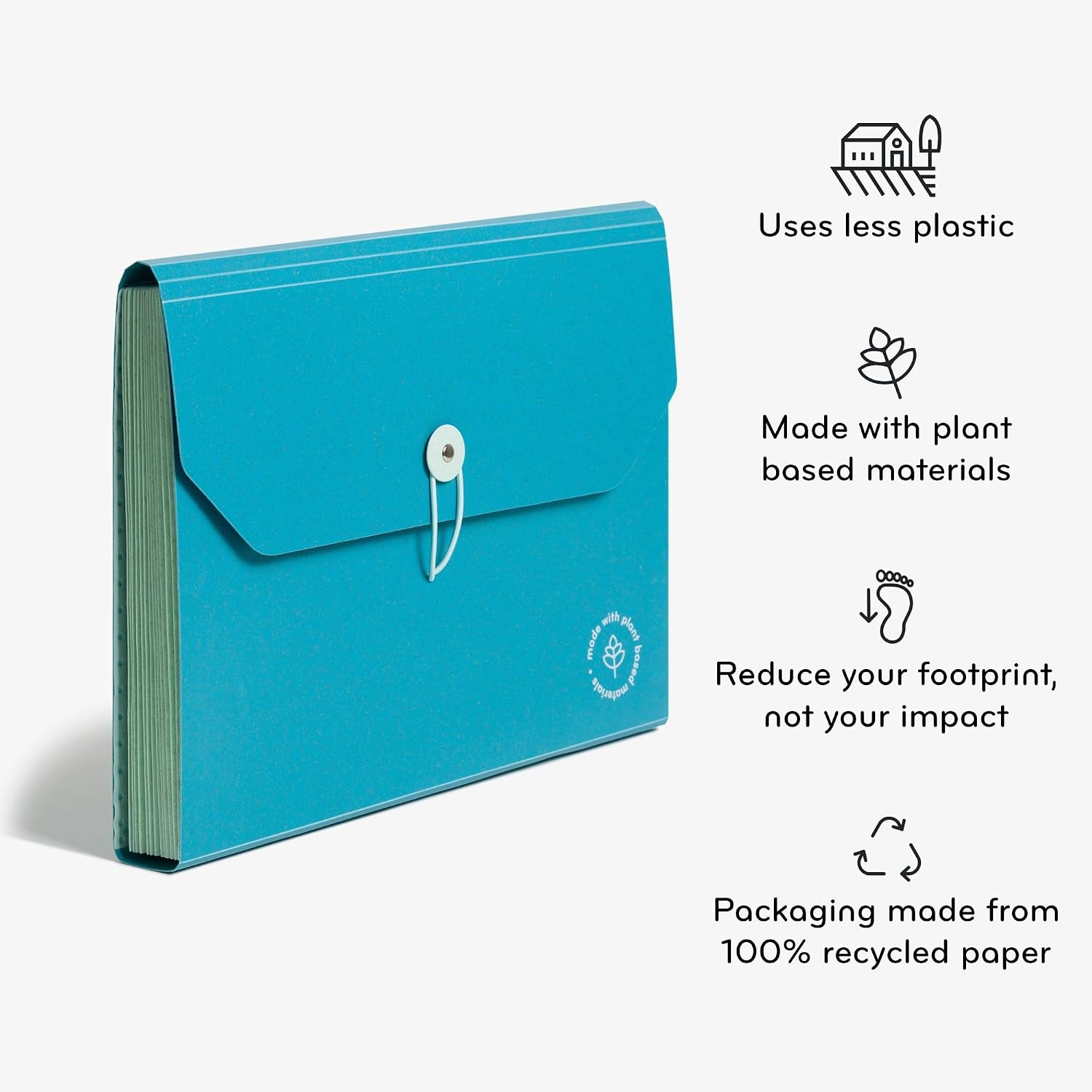 image:imageU Brands 13Pocket Accordion File Organizer Letter Size Expandable File Folder Folder UEcoUEco