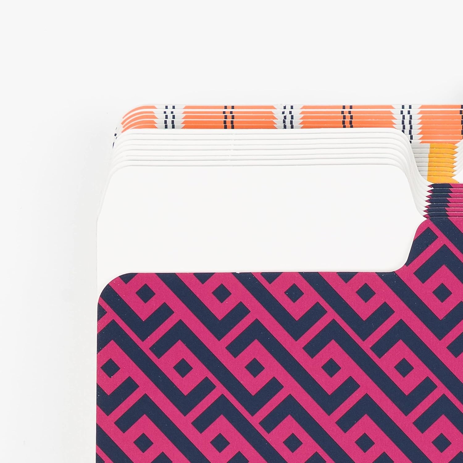 image:imageU Brands 3 Tab File Folders Modern Classic 24 CountVintage Geo