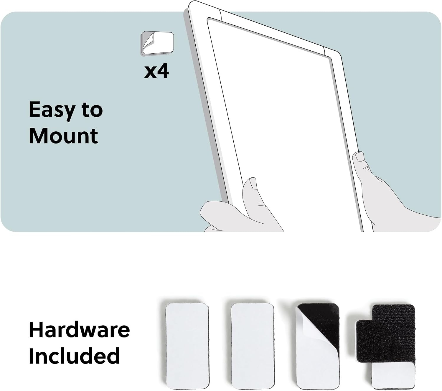 image:imageU Brands Contempo Magnetic Small Whiteboard 11 x 14 White Modern Frame Mini White Board for Students Fridge and Locker Dry Erase Board Includes Marker amp MagnetBlush Pink