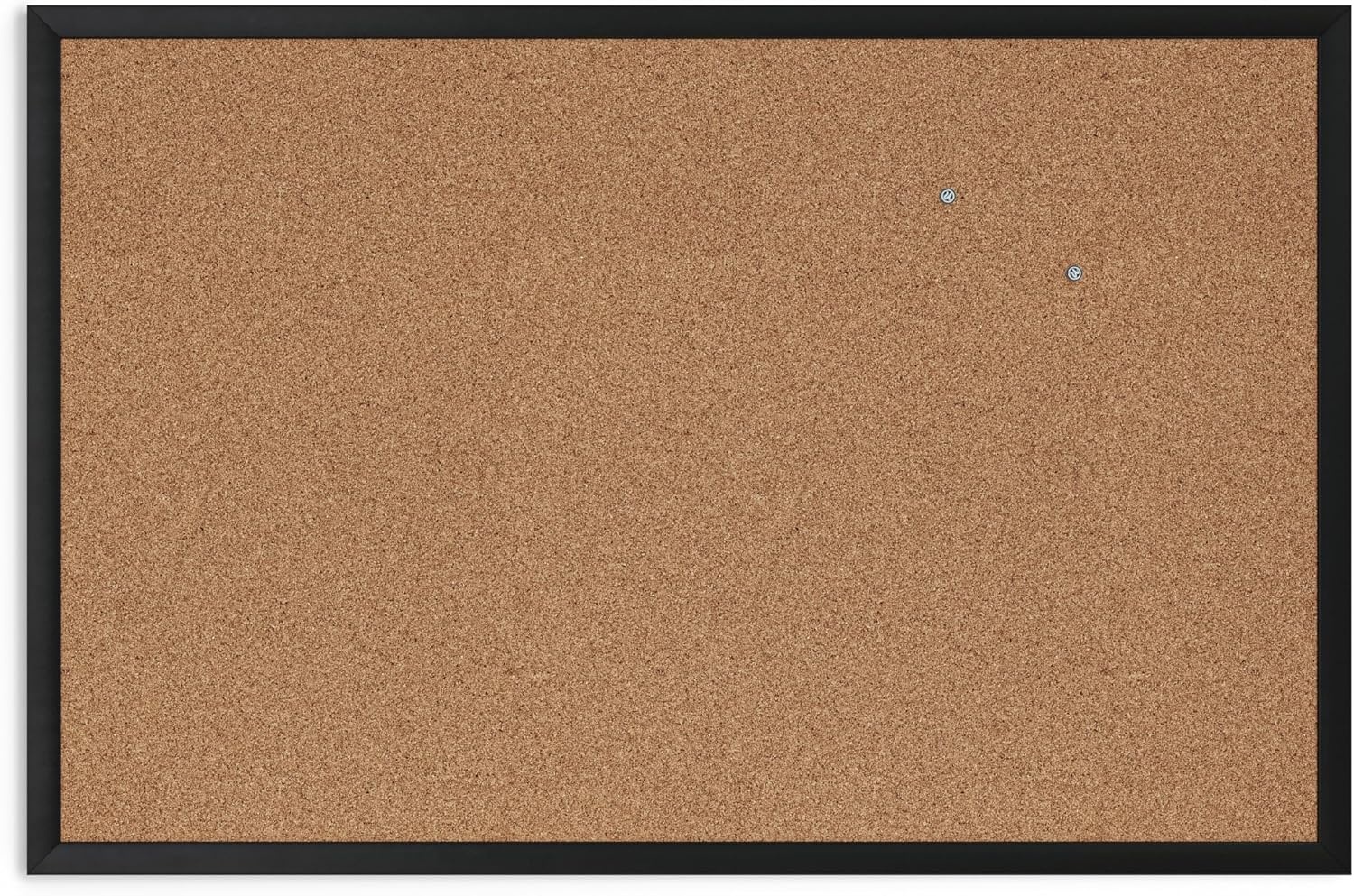 image:imageU Brands Cork Bulletin Board 24 x 36 Black Wood FrameBlack