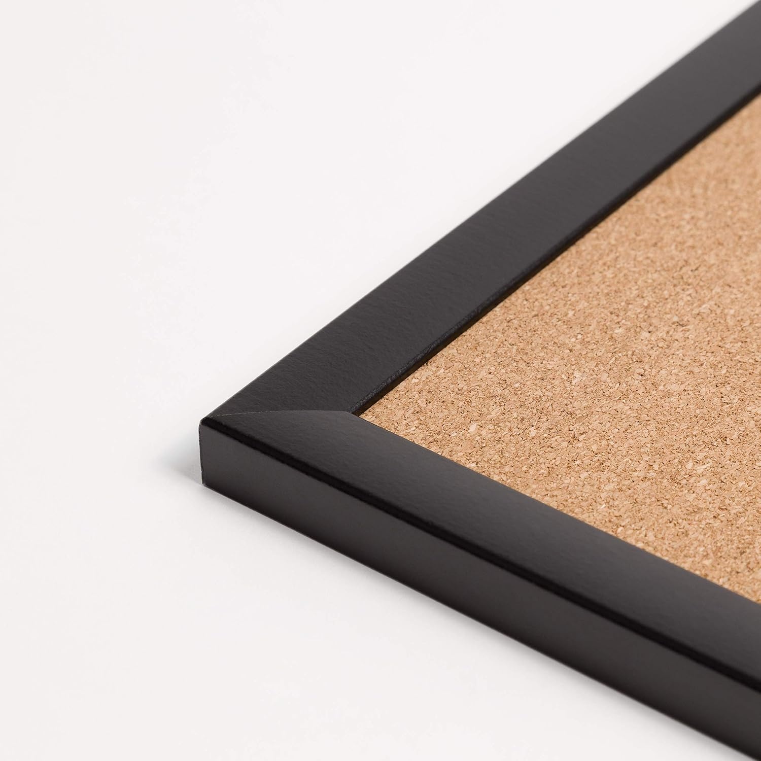 image:imageU Brands Cork Bulletin Board 24 x 36 Black Wood FrameBlack