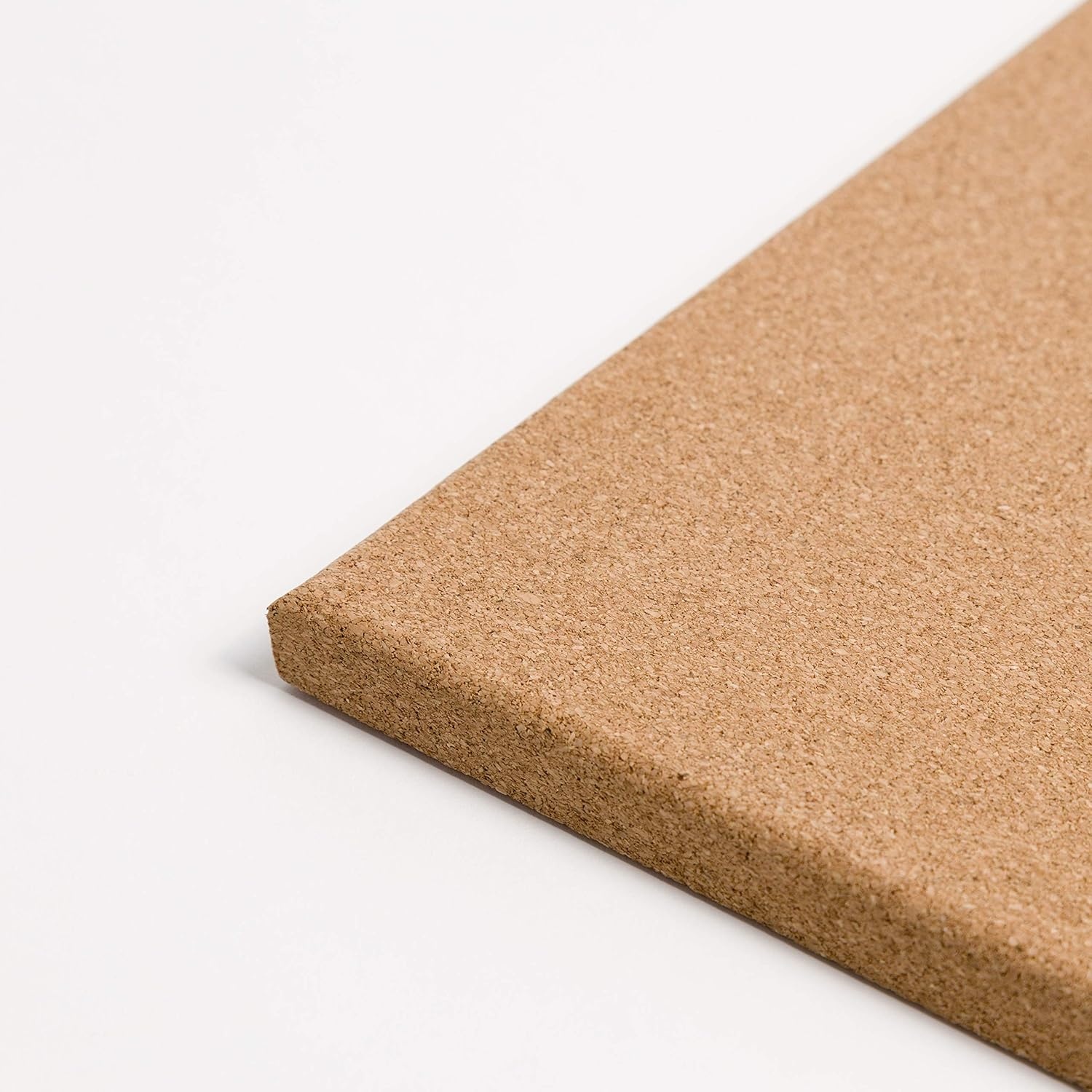 image:imageU Brands Cork Canvas Bulletin Board 24 X 24 Self Healing Natural Cork Surface Frameless 2874U000114 x 14 Pack of 4