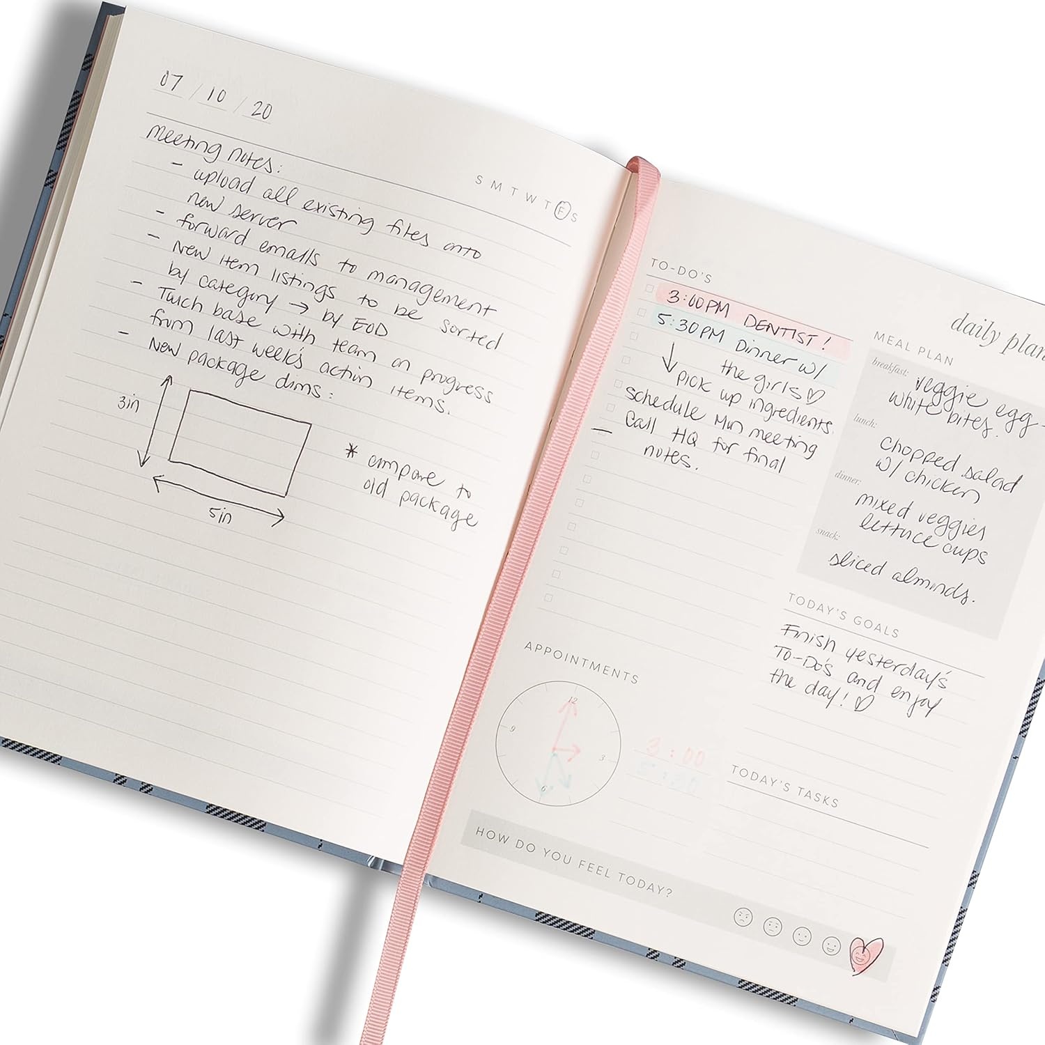 image:imageU Brands Daily Clueless Plournal Hardbound 8 x 6 Inches Office Supplies 192 Pages 1 Count