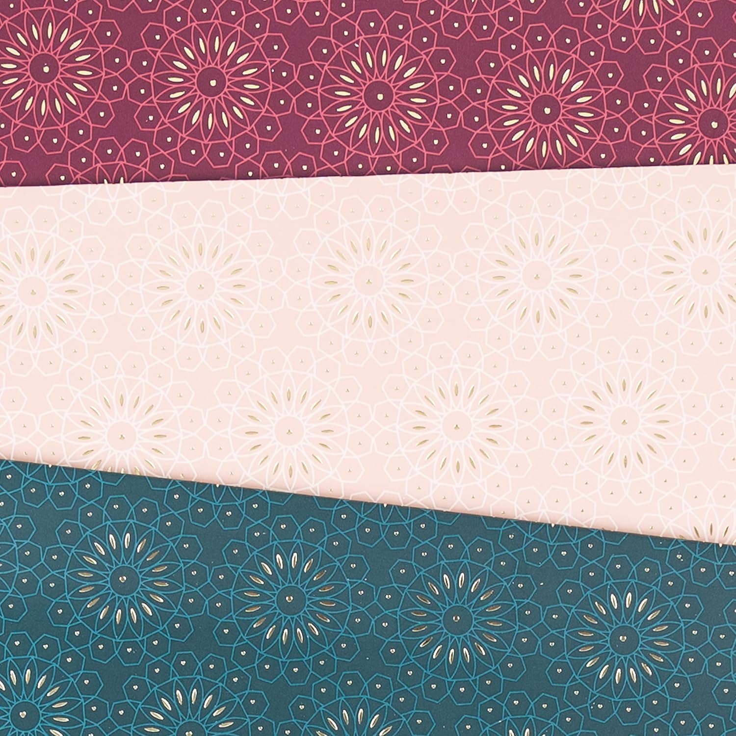 image:imageU Brands Delicate Details Fashion Filing Kit 145 Pieces Includes 4 Hanging Folders 9 File Folders 6 Binder Clips 120 Paper Clips 5 Sheets of File Lables and 1 Felt Tip Pen 4866U0106Foil Fleuri