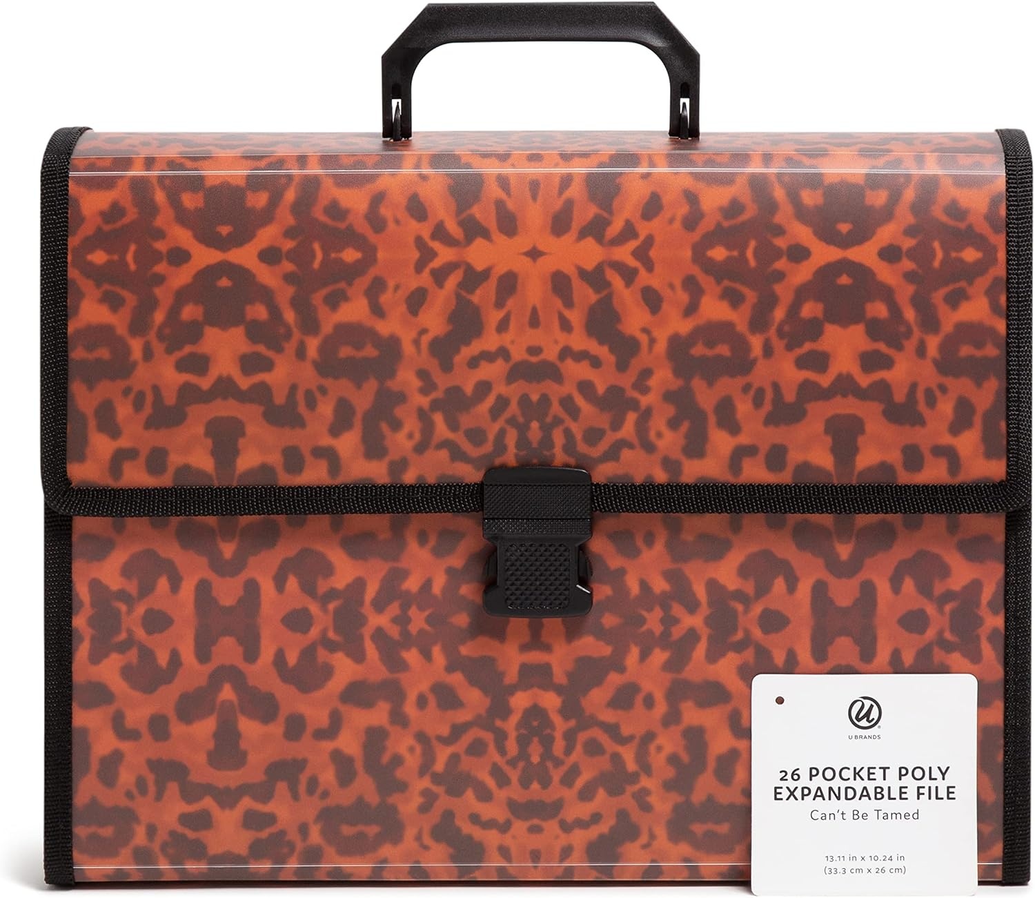 image:imageU Brands Expandable 26Pocket Performance Poly File Folder Office Supplies Leopard Print 1311 x 1024