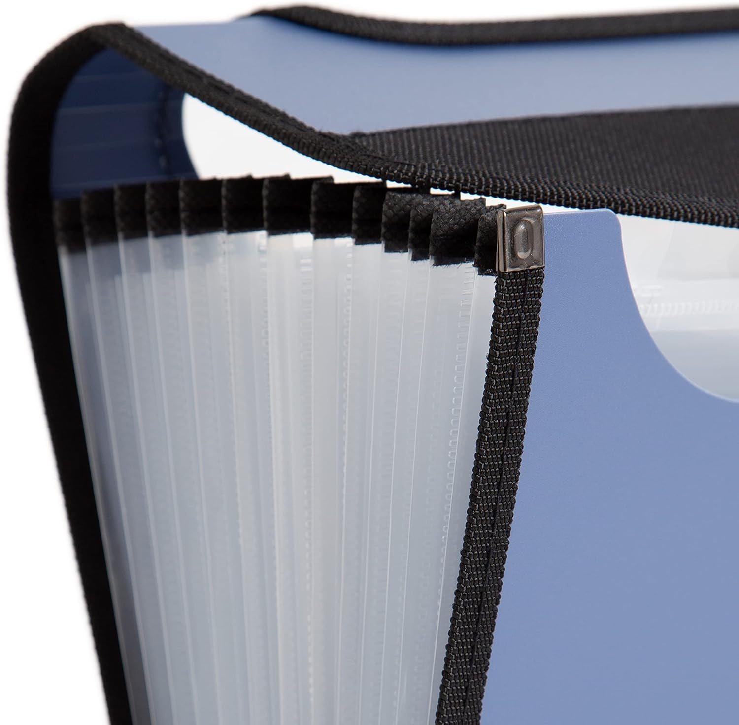 image:imageU Brands Expandable Blue 13Pocket Performance Poly File Folder Office Supplies with Clear View TopBlue