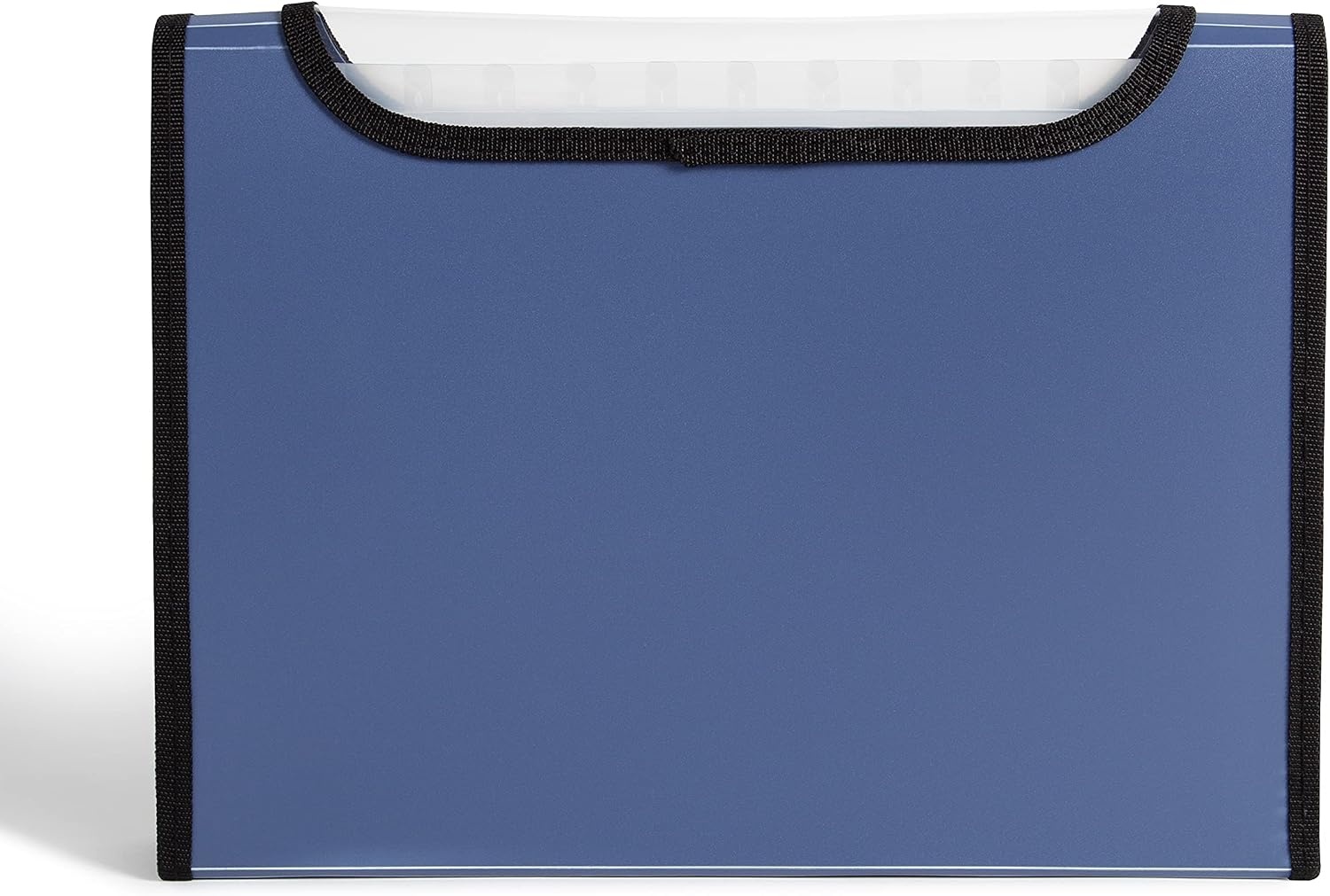 image:imageU Brands Expandable Blue 13Pocket Performance Poly File Folder Office Supplies with Clear View TopBlue