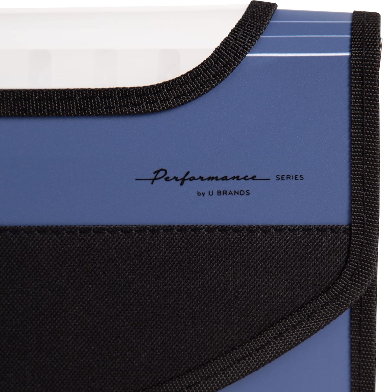 image:imageU Brands Expandable Blue 13Pocket Performance Poly File Folder Office Supplies with Clear View TopBlue