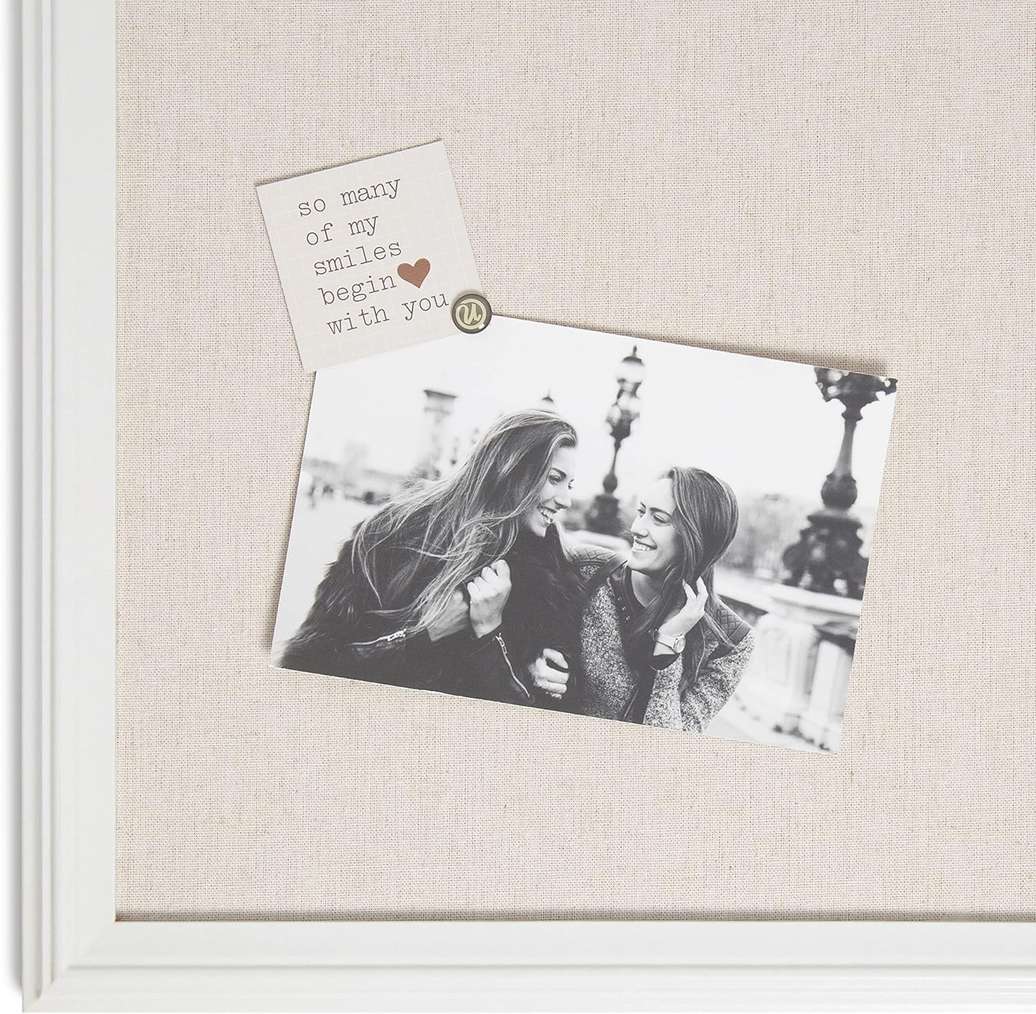image:imageU Brands Farmhouse Board Linen Pin Board 30 x 2020 inches x 30 inches