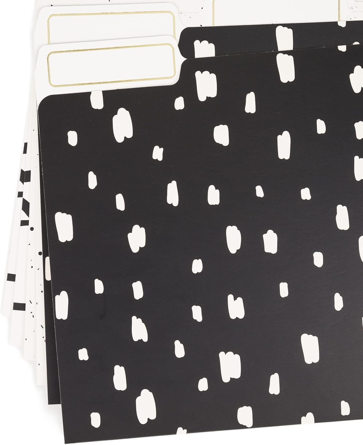 image:imageU Brands Fashion File Folders 13Cut Tabs in Assorted Positions Letter Size Office Supplies 6 Count FashionableArtistic Elements